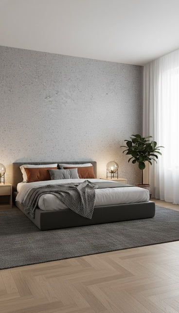Wall Panel NEW TRAVERTINO L-GREY — decorative acoustic wall panel, sound absorption by RODESIGNE