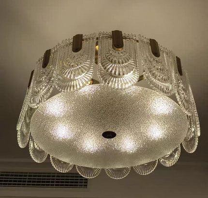 Chandelier ERNESTA — glass designer chandelier, custom lighting by RODESIGNE