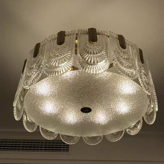 Chandelier ERNESTA — glass designer chandelier, custom lighting by RODESIGNE