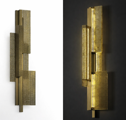 Wall Sconce PARTIKLER — wall sconce lamp, designer lighting by RODESIGNE