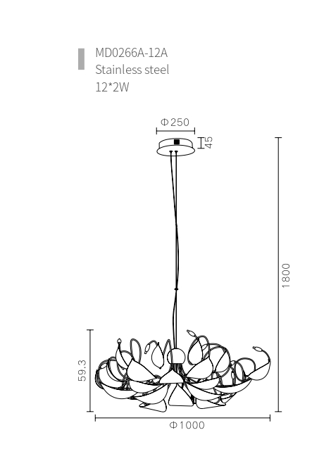 Chandelier AELLIS