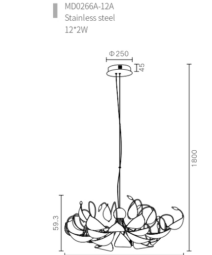 Chandelier AELLIS