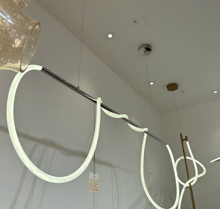 Chandelier TRACER LUX by Rodesigne — brass designer chandelier, custom lighting by RODESIGNE
