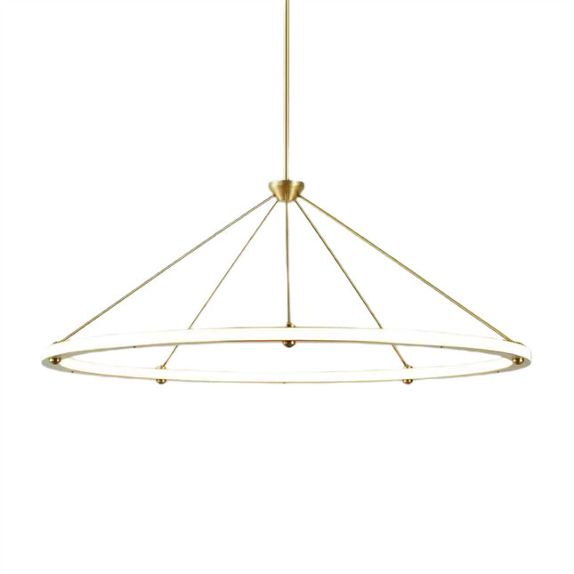 Chandelier HALO CIRCLE — designer chandelier, custom lighting by RODESIGNE