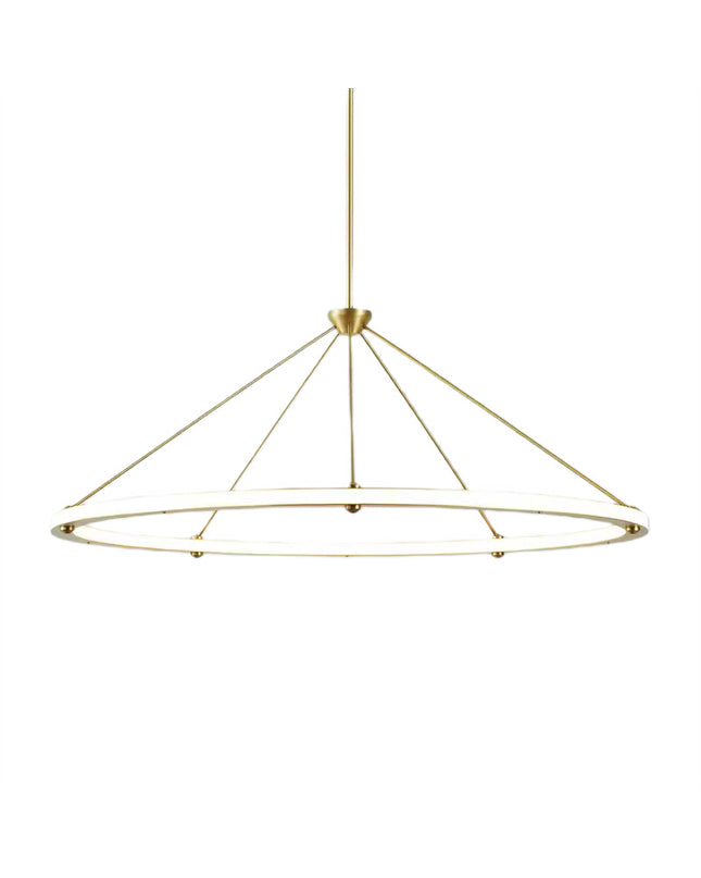 Chandelier HALO CIRCLE — designer chandelier, custom lighting by RODESIGNE