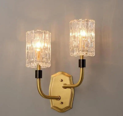 Wall Sconce PIASTRO — brass wall sconce lamp, designer lighting by RODESIGNE