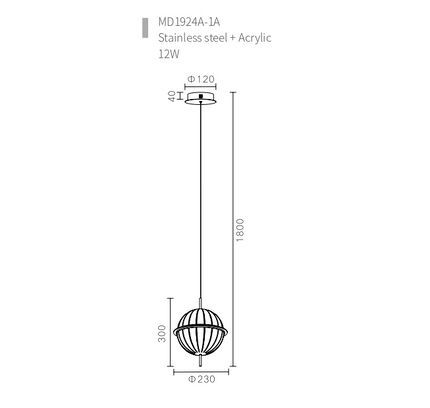 Pendant Light SUITTY — modern pendant light, custom designer lighting by RODESIGNE