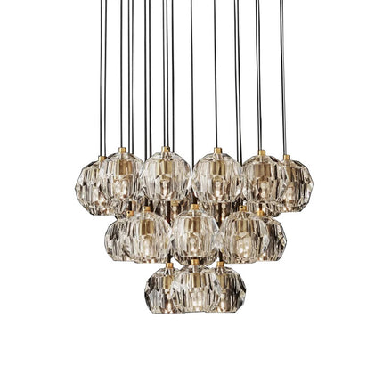 Chandelier DENOLIA SKOP by Rodesigne — brass designer chandelier, custom lighting by RODESIGNE