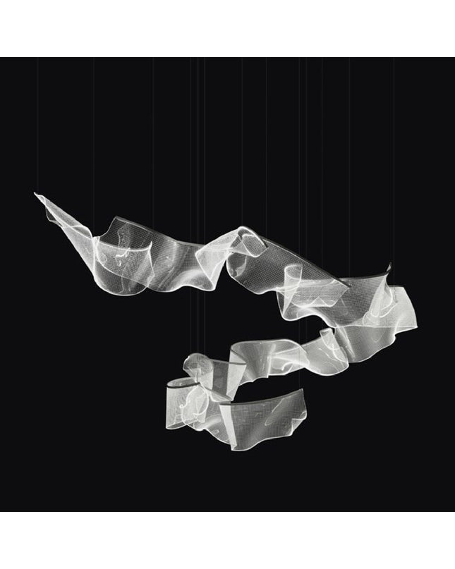 Pendant lamp PAPALLONA by Rodesigne — glass modern pendant light, custom designer lighting by RODESIGNE