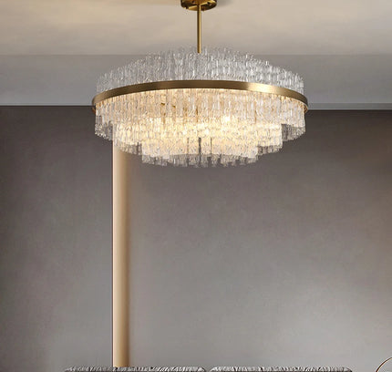 Chandelier HARTEX — designer chandelier, custom lighting by RODESIGNE