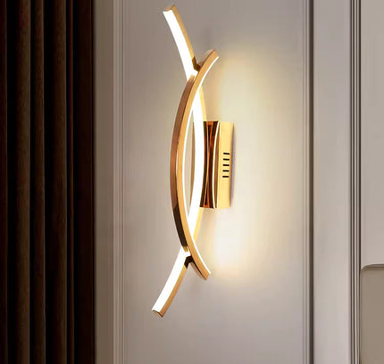 Wall Sconce CANE — brass wall sconce lamp, designer lighting by RODESIGNE