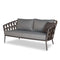 Double Sofa LAGUNA Outdoor - Light Grey
