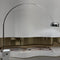 Floor Lamp FARO - Chrome Brushed Nickel Carrara marble