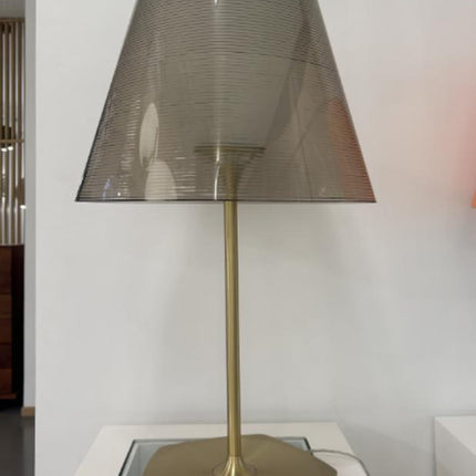 Table Lamp LUME - Brass Smoky Grey