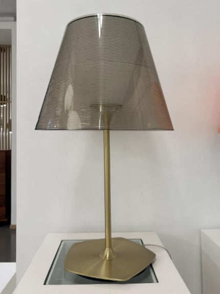 Table Lamp LUME - Brass Smoky Grey