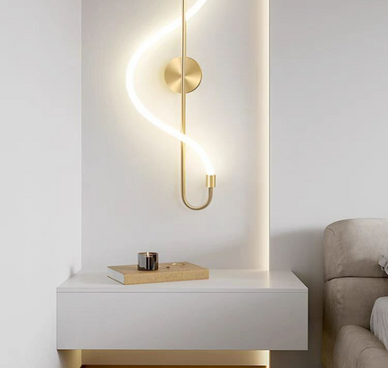Wall Sconce NATERA — brass wall sconce lamp, designer lighting by RODESIGNE