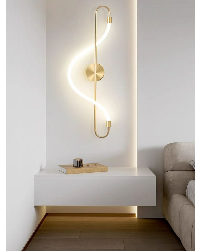 Wall Sconce NATERA — brass wall sconce lamp, designer lighting by RODESIGNE