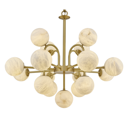 Chandelier LEBUSHE — designer chandelier, custom lighting by RODESIGNE