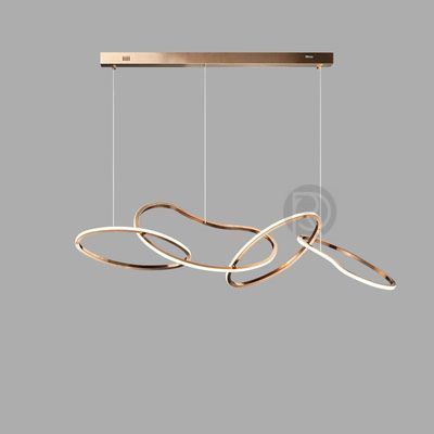 Chandelier CURVED RINGS by Rodesigne