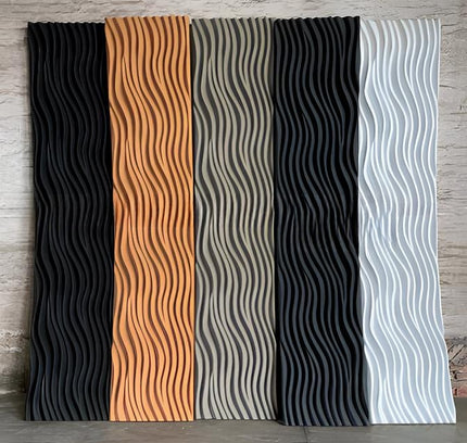 Panel FREE WIND — decorative acoustic wall panel, sound absorption by RODESIGNE