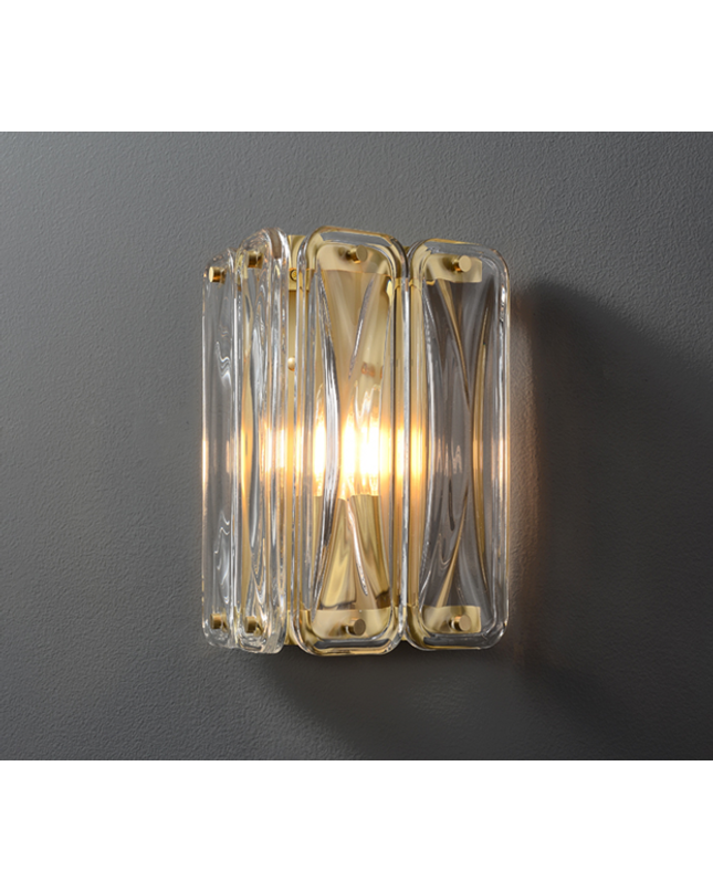 Wall Sconce OKRA — brass wall sconce lamp, designer lighting by RODESIGNE