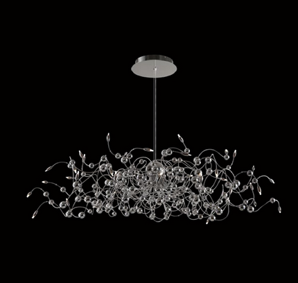 Chandelier PEDRA — designer chandelier, custom lighting by RODESIGNE