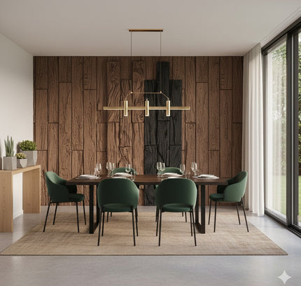 Panel OLD WOOD-STRIPS — decorative acoustic wall panel, sound absorption by RODESIGNE