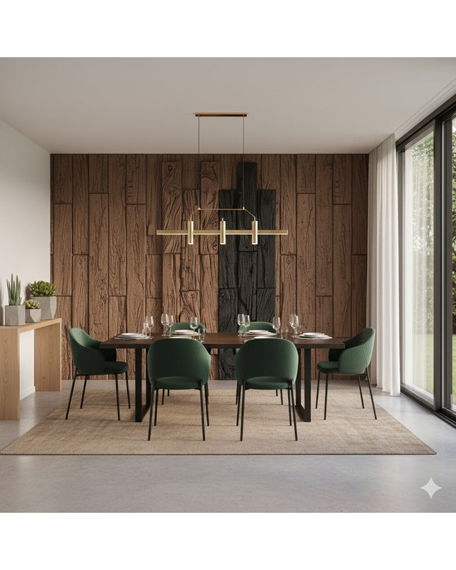 Panel OLD WOOD-STRIPS — decorative acoustic wall panel, sound absorption by RODESIGNE