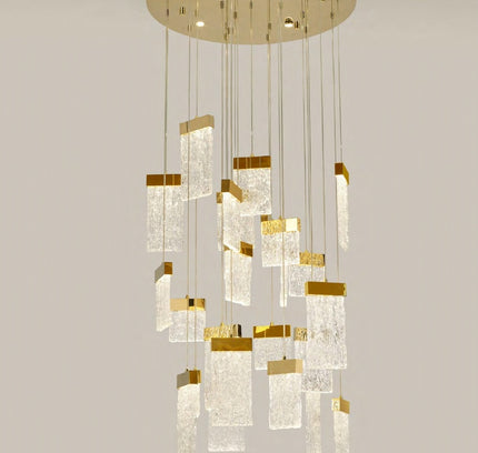 Chandelier QUASCADRE — designer chandelier, custom lighting by RODESIGNE