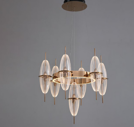Chandelier HENDREX CIRCLE — designer chandelier, custom lighting by RODESIGNE