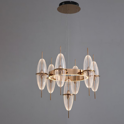 Chandelier HENDREX CIRCLE — designer chandelier, custom lighting by RODESIGNE