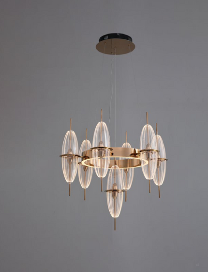 Chandelier HENDREX CIRCLE — designer chandelier, custom lighting by RODESIGNE