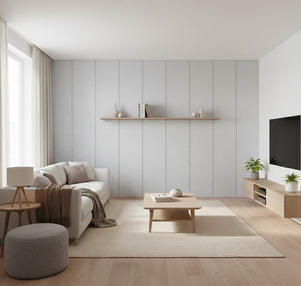 Wall Panel 3D BAMBOO MAT — decorative acoustic wall panel, sound absorption by RODESIGNE