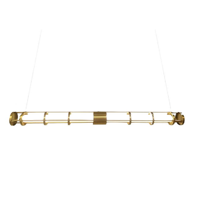 Chandelier CAGE TUBA — designer chandelier, custom lighting by RODESIGNE