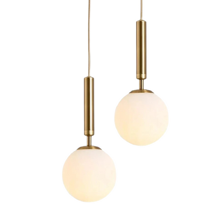 Pendant lamp TAF by Rodesigne — brass modern pendant light, custom designer lighting by RODESIGNE