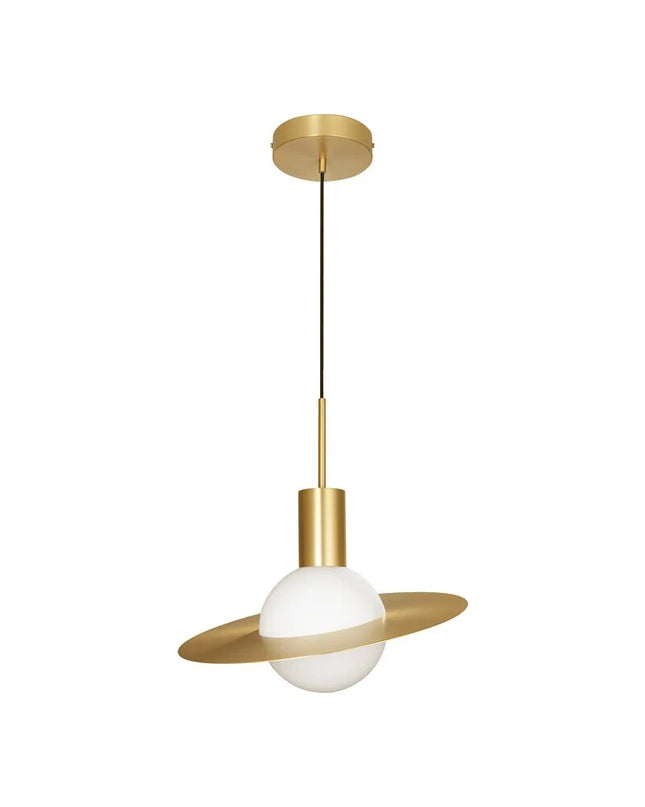 Pendant lamp SATURNE by Rodesigne — brass modern pendant light, custom designer lighting by RODESIGNE