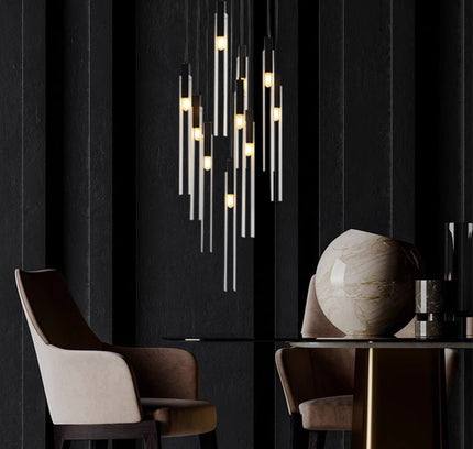Chandelier TALLISTER — designer chandelier, custom lighting by RODESIGNE