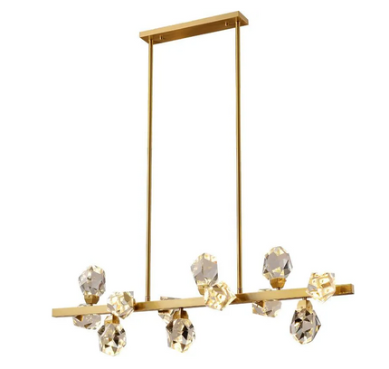 Chandelier DIALA LONG — designer chandelier, custom lighting by RODESIGNE