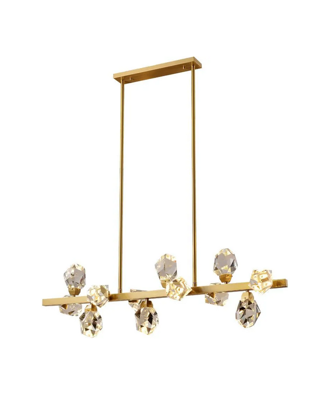 Chandelier DIALA LONG — designer chandelier, custom lighting by RODESIGNE