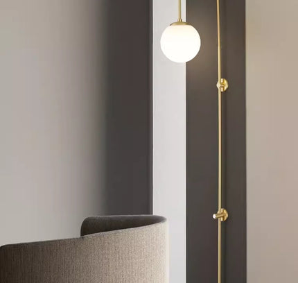 Wall Sconce LUCH — brass wall sconce lamp, designer lighting by RODESIGNE