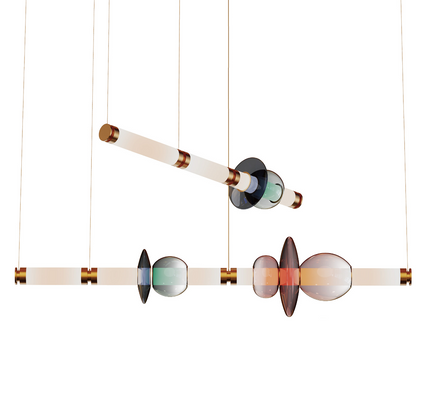 Chandelier VARETA by Rodesigne — bronze designer chandelier, custom lighting by RODESIGNE