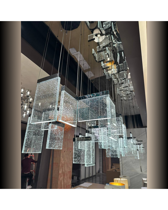 Chandelier OFESTA — designer chandelier, custom lighting by RODESIGNE