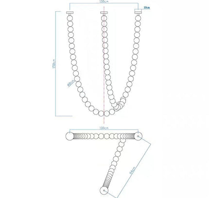 Chandelier BEADS by Rodesigne