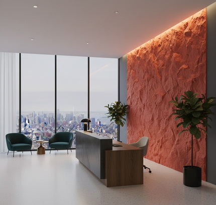 Panel ROCK WALL — decorative acoustic wall panel, sound absorption by RODESIGNE