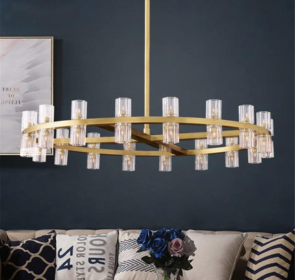 Chandelier TRENTINO by Rodesigne — brass designer chandelier, custom lighting by RODESIGNE