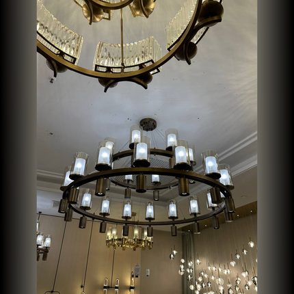Chandelier TABANY — designer chandelier, custom lighting by RODESIGNE