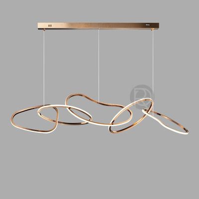 Chandelier CURVED RINGS by Rodesigne