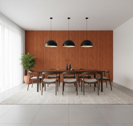 Panel FREE WIND — decorative acoustic wall panel, sound absorption by RODESIGNE