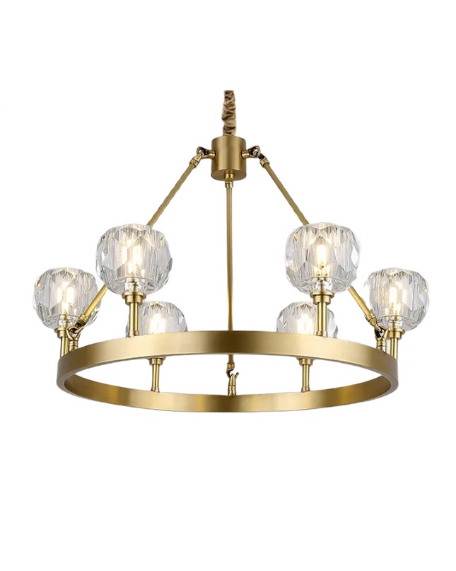 Chandelier DENOLIA CIRCLE — designer chandelier, custom lighting by RODESIGNE