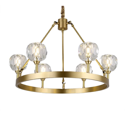 Chandelier DENOLIA CIRCLE — designer chandelier, custom lighting by RODESIGNE